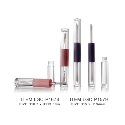 Plastic Double-ended Lip Gloss Tube (16.7x113.5)